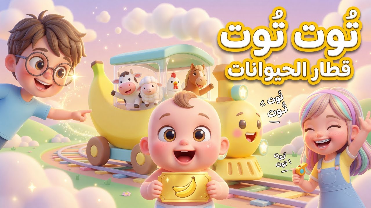 توت توت 🚂 | قطار الحيوانات 🐄🐑🐔 أغنية أصوات الحيوانات للأطفال | NaNa ...