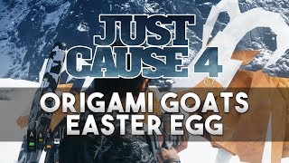 Just Cause 4 - Origami Goats Easter Egg