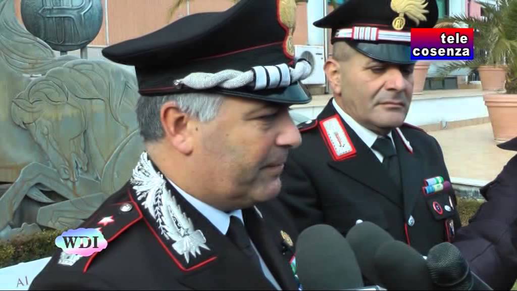 Cosenza: Carabinieri, il consuntivo del 2013 - YouTube