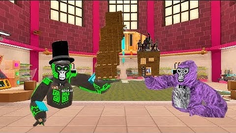 Build Battle in Monkey Blocks! #gorillatag #update