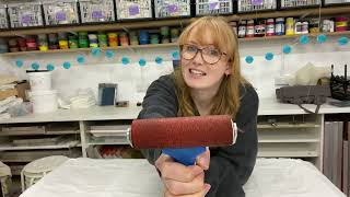 Printing with Found Objects - Pressed Glass