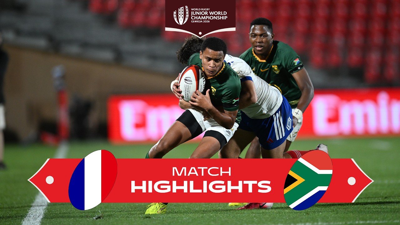 The Junior Boks do it AGAIN 🇿🇦| France v South Africa | Junior World Championship | Match Highlights