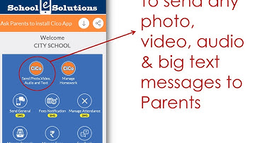 HOW TO SEND SMS, PHOTO, VIDEO & AUDIO & TEXT MESSAGES TO PARENTS USING SCHOOLESOLUTIONS APP