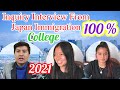 ✅ Japan Inquiry Interview 💯 % from Japan Immigration & College For Students Question & Answers