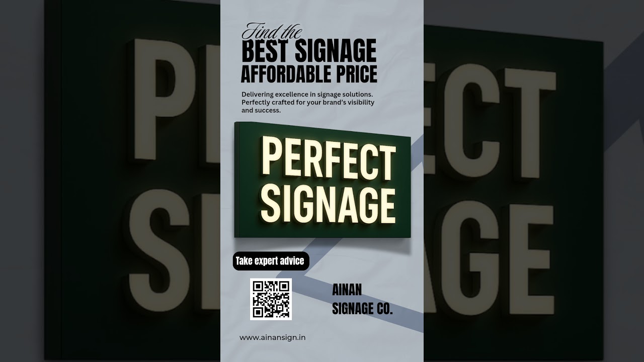 Perfect LED Signage for Your Brand | Ainan Signage Co. Jaipur 