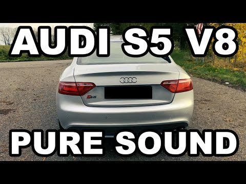 AUDI S5 V8 EXHAUST SOUND STOCK / OEM - 4.2 FSI MANUAL