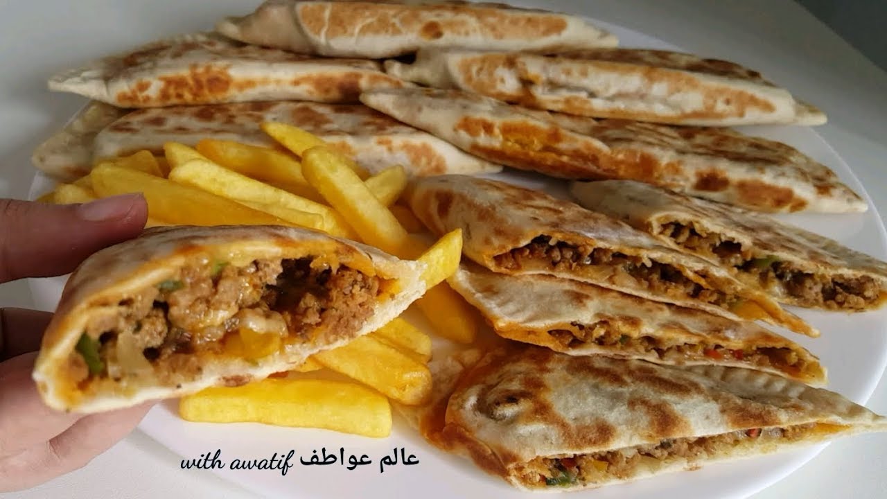 ب 3 كؤوس دقيق فقط حضري 12 فطيرة في المقلاة خفيفة لذيذة في قمة الروعة و بحشوة بسيطة و اقتصادية