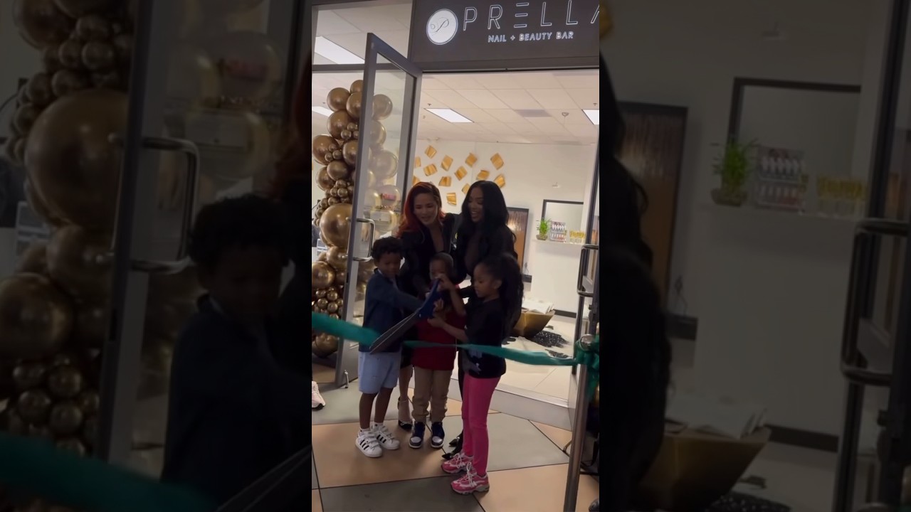 Congratulations 🛍️⭐️♥️🤎 Princess Love Opens Her New Beauty & Nail Bar
