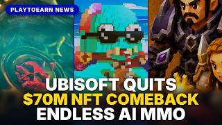 PlayToEarn News | Ubisoft Quits Crypto Gaming | WEMIX Loses $724K | AI MMO Goes Endless screenshot 2