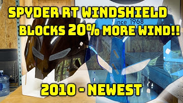 Can-Am Spyder RT – The Ultimate Windshield Upgrade! #spyderrt #canamspyder #windshield