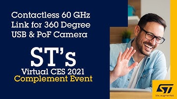 CES 2021 Complement Event: Contactless 60 GHz Link for 360 Degree USB & PoE Camera