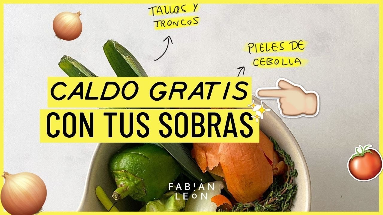 Caldo casero fácil / Caldo de APROVECHAMIENTO