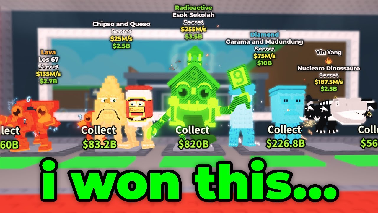 Я разбогател благодаря PvP в игре Steal A Brainrot!