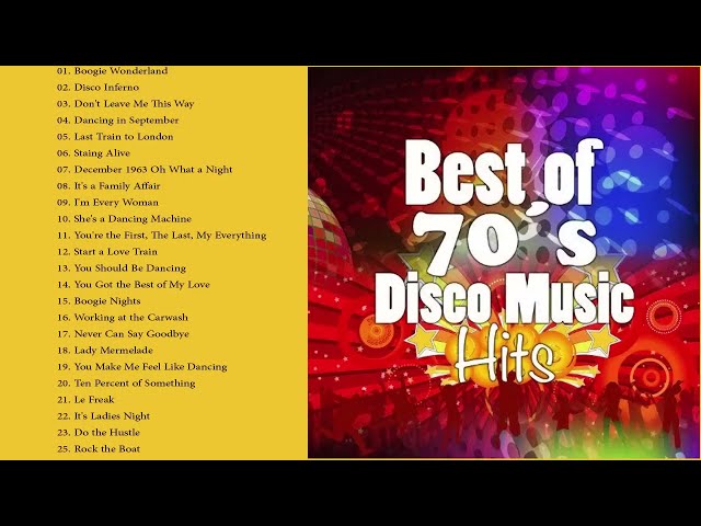 Best Songs of 70's Disco Music | Greatest Hits of Seventies Disco Fashion class=