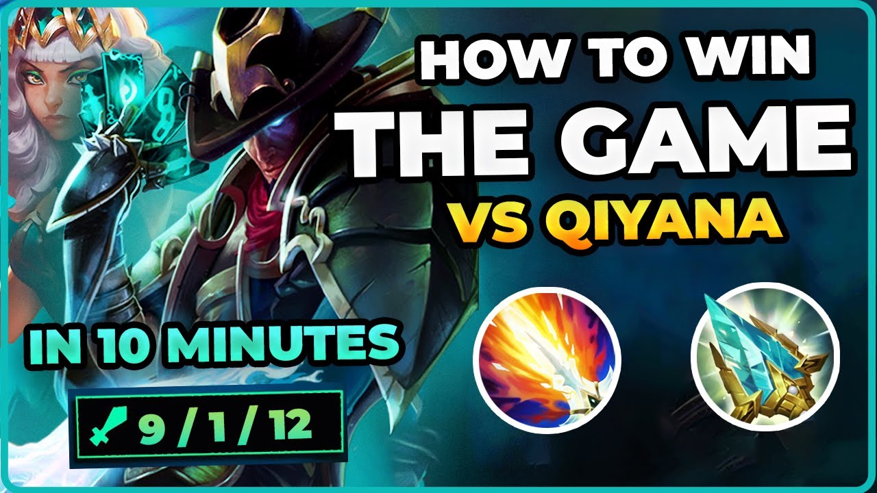 Eloprinter Twisted Fate (TF Vs Qiyana masters EUW)