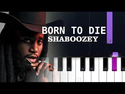 Shaboozey - Born To Die (Piano Tutorial)