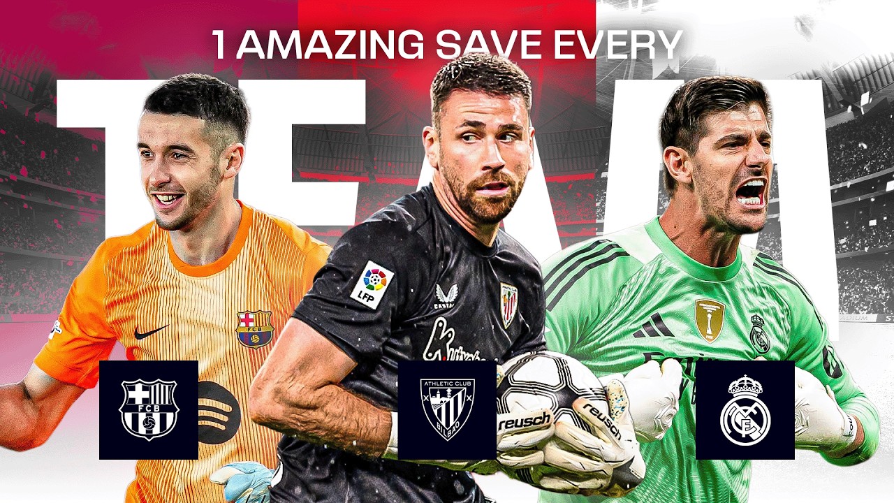 ¡Una PARADA INCREÍBLE por CADA EQUIPO! 🧤 | LALIGA EA SPORTS 2025/26