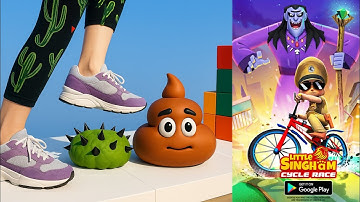 Little Singham Cycle Run vs Tippy Toe 3D - Android,ios Gameplay Walkthrough All Levels Game EP1