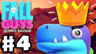 1ST CROWN WIN! T-Rex is the KING! - Fall Guys: Ultimate Knockout - Gameplay Part 4