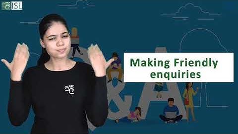 Question and Answer Conversation in Indian Sign Language Part 1 || Conversation Series || Dikshesh29