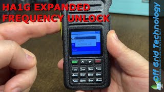 Retevis HA1G Expanded Frequency Unlock | Offgrid Technology