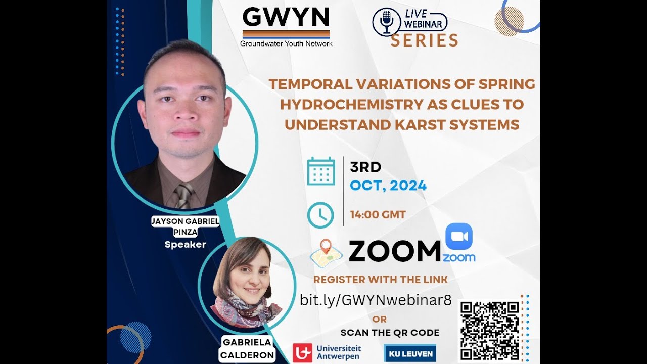 GWYN Webinar 8: Temporal Variations of Spring Hydrochemistry as Clues to Understand Karst Systems