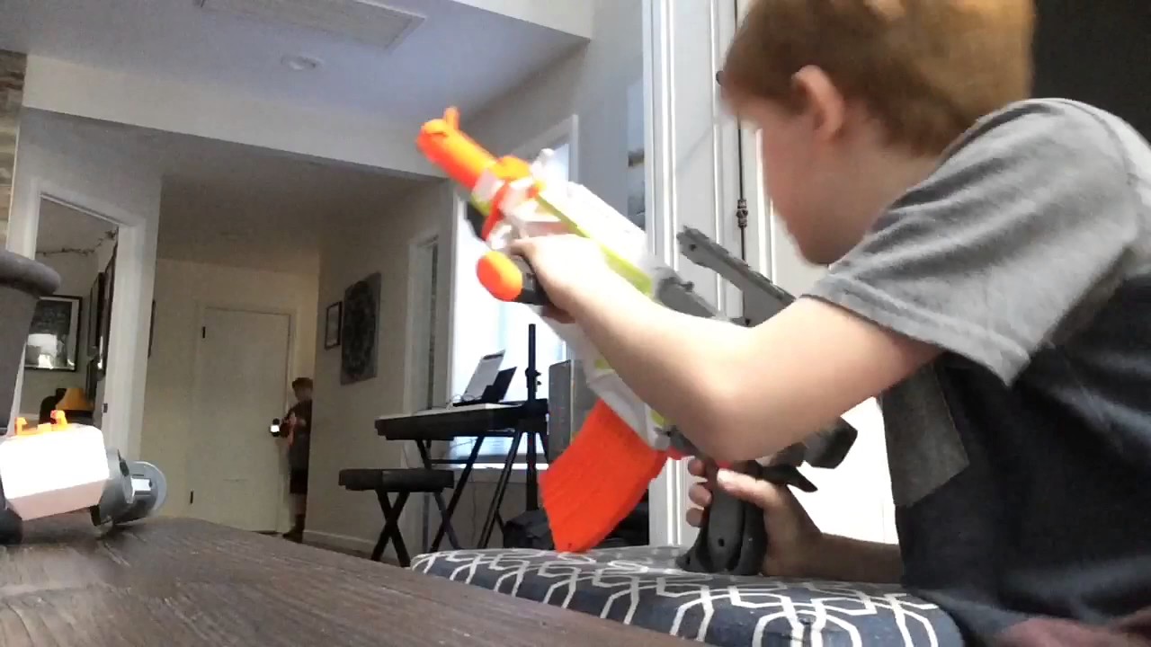Nerf gun war by mega nerf
