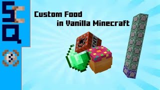 Custom Food In Vanilla Minecraft