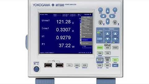 WT500 How to log and trend data with a Yokogawa Power Analyzer and GA10 Software   YouTube 360p