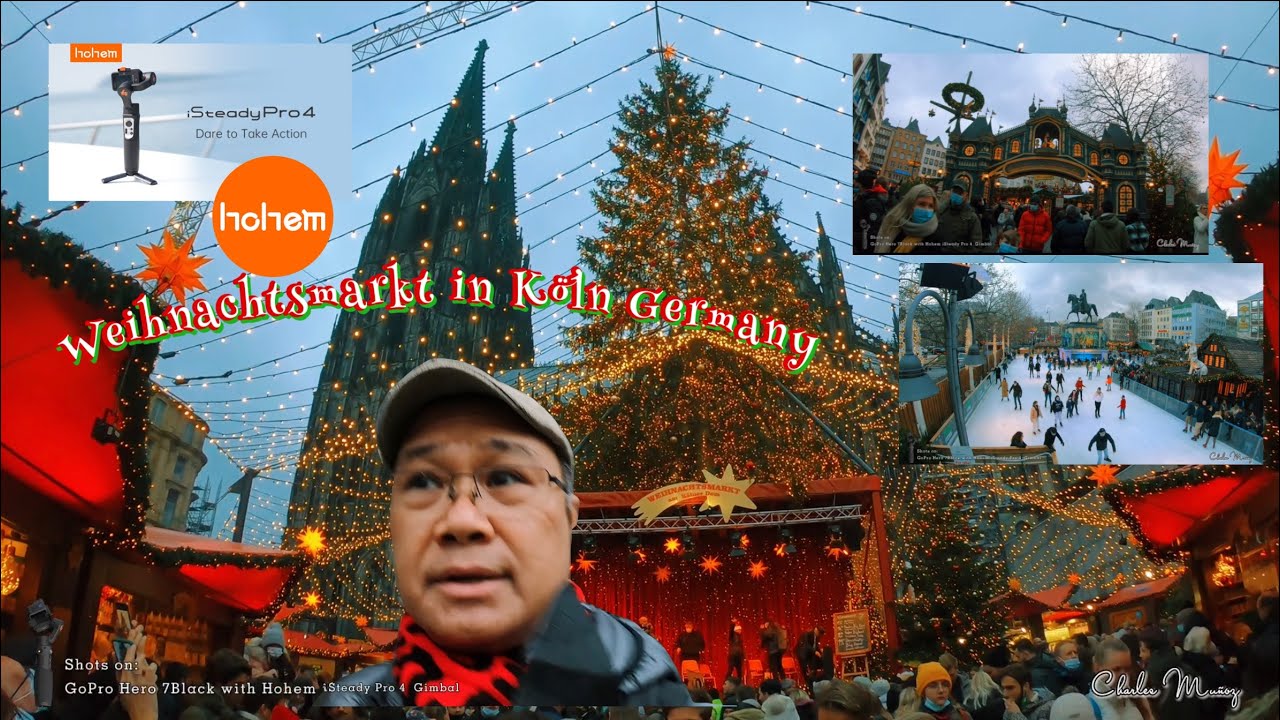 HOHEM iSTEADY PRO 4 -UNBOXING on GoPro Hero7Black. Cologne Christmas Village | Heumarkt & Dom Köln