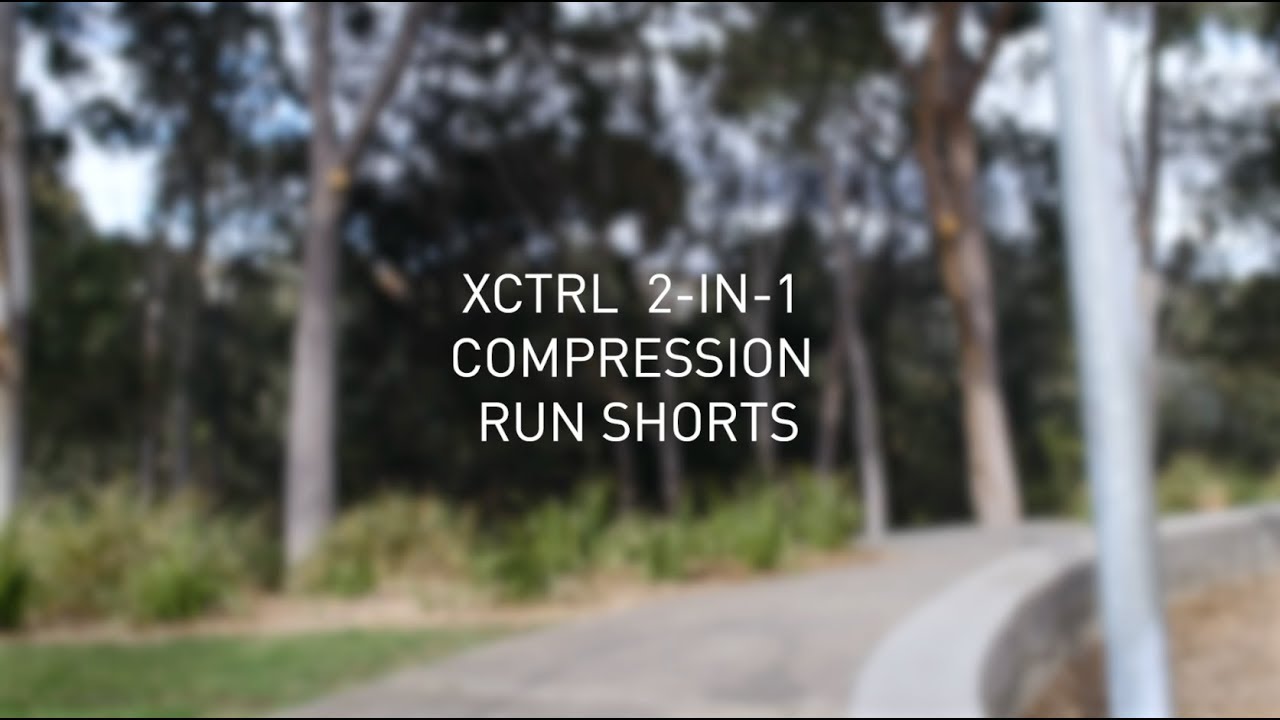 XCTRL 2-in-1 Compression Run Shorts