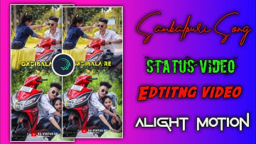 New Sambalpuri Status Video Editing Tutorial|| Alight Motion Sambalpuri Status Video Editing
