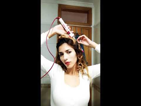 Peinado Facilicimo 2020, ondas con tenacilla