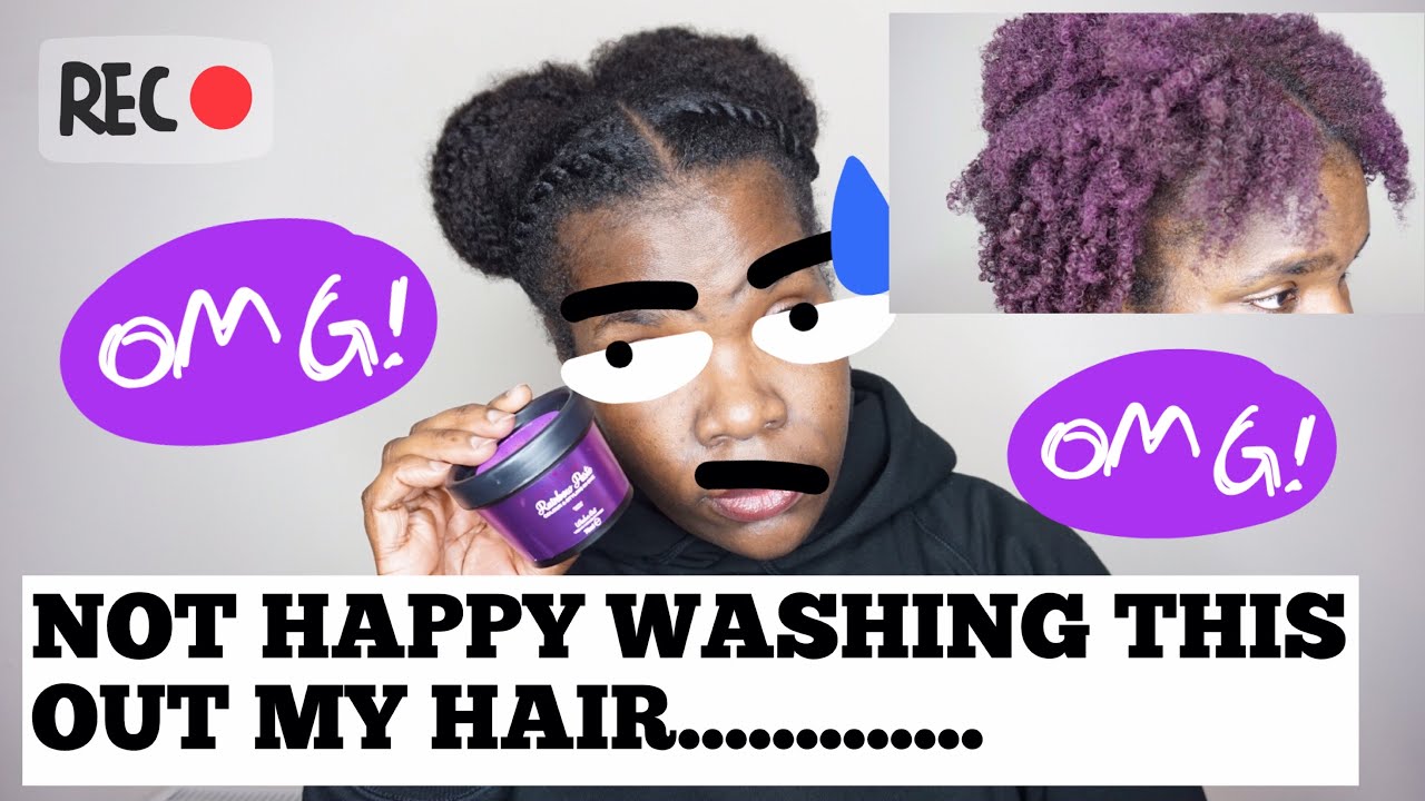 WASHING OUT HAIR PAINT WAX FROM MY NATURAL HAIR I HEART REVOLUTION