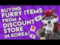 Buying Furry Items From A Discount Store... In Korea!