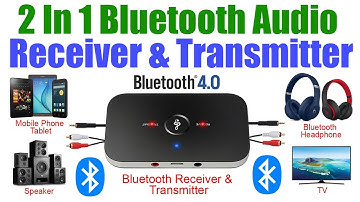HIFI Wireless Receiver and Transmitter I Bluetooth 4.1 Transmitter and Receiver Setup