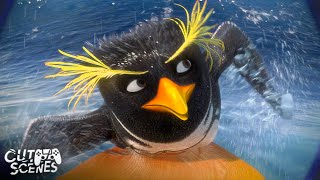 Cody Vs Tank Most Epic Surf Battle Surfs Up Shia Labeouf, Diedrich Bader, James Woods