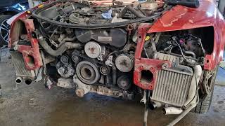 Audi A6 4F 3.0TDI BMK - Serpentine belt ripped & damaged steering pump Keilriemen Curea transmisie! Audi A6 4F 3.0TDI BMK - Serpentine belt ripped & damaged steering pump Keilriemen Curea transmisie!