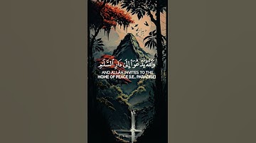 و الله يدعوا إلى دار السلام 🌿ما تيسر من سورة يونس 🌿بصوت للقارئ احمد خضر 🌿