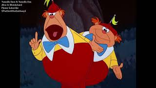 Tweedle Dum & Tweedle Dee Alice In Wonderland