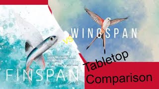 Tabletop Comparison - Finspan vs Wingspan