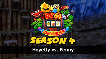 DK64 Randomizer | S4 Tournament Round 1 match | Hoyetly vs Penny