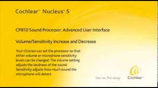 Using volume and sensitivity
