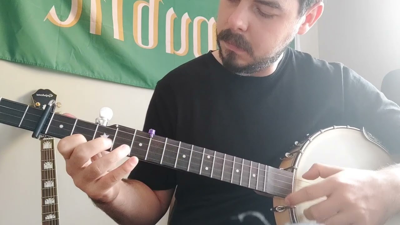 Cherokee Shuffle. Clawhammer banjo. Goldtone CC Carlin 12