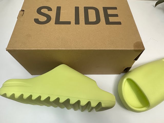 adidas gazelle silver green womens Yeezy Slide “Onyx”