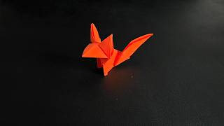 How To Fold A Paper Fox , Making A Paper Fox Easily