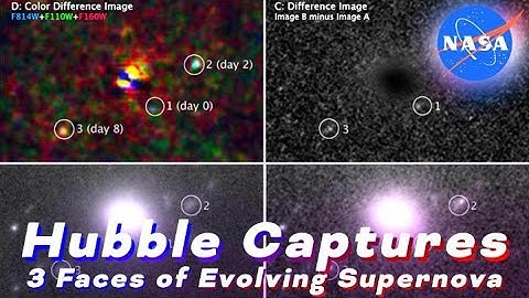 Hubble Captures 3 Faces of Evolving Supernova