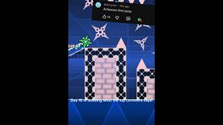 Day 10 of building what the top comment says! #geometrydash #gd #gaming #shorts