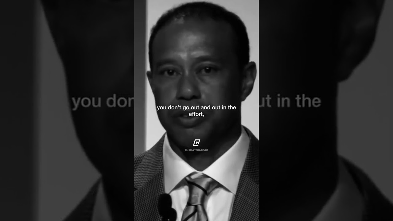 Tiger Woods "Nothing's Ever Given To You"