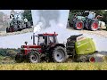 Case 1455 xl  fendt power am ballen pressen und wickeln 4k